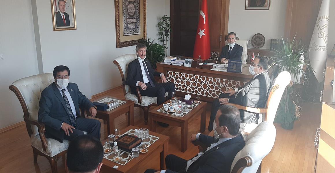 DİN İŞLERİ YÜKSEK KURULU BAŞKANI ZİYARET EDİLDİ